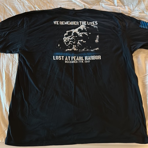 Til Valhalla Project Apparel Company (TVP), 4X Large, Black & Blue T-Shirt. - Picture 5 of 6